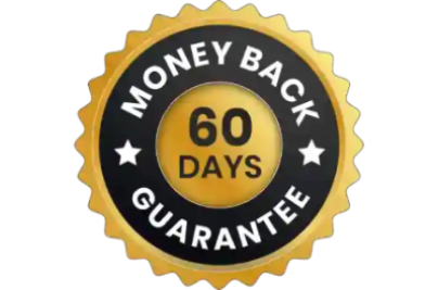 Trusted Purisaki Berberine 60-day guarantee badge providing buyer confidence and risk-free order